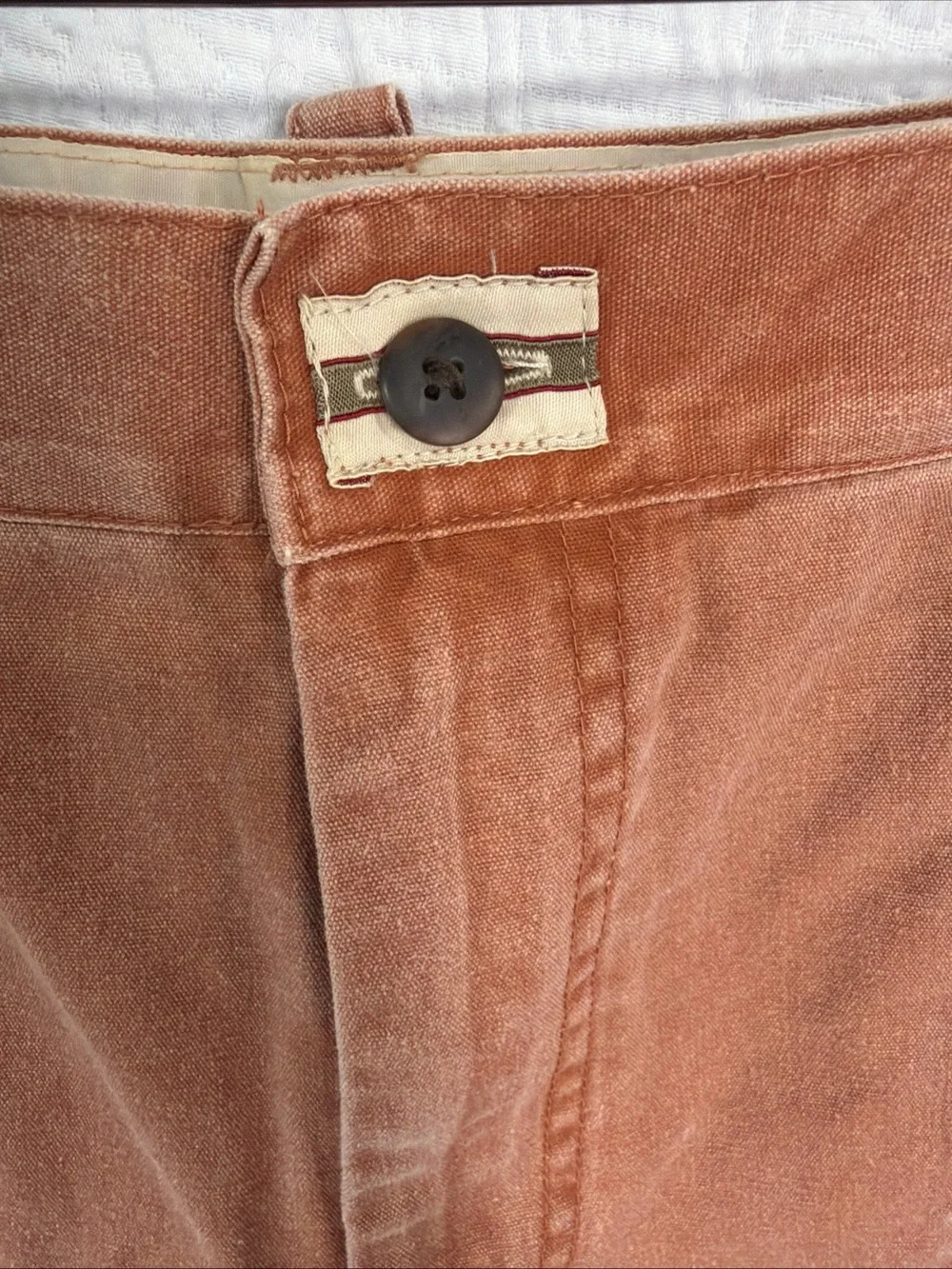 Territory Ahead Vtg Mens Large Shorts Life Of Riley Sunwashed Clay Cotton Canvas